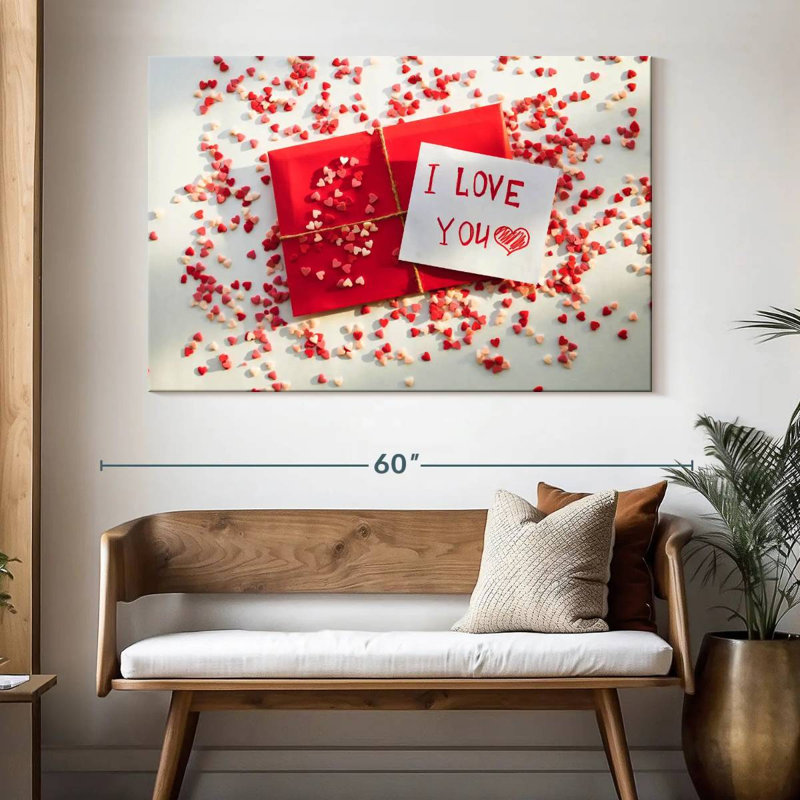 Hardie «I Love You Présent», H 34 po x l 51 po