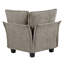Contemporary, 6, modulaire modulaire, tissu d'ameublement en chenille, bois, mousse haute, coussins ajustables, dossiers réversibles, housses de siège amovibles, pieds exposés, modulaire 6-1515612164-1515612162