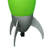 Subtle Night Light Acrylic Table Lamp Ideal For Kids' Bedrooms With Space-themed Rocket Design