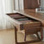 Bureau moderne simple en bois de noyer noir-110404434