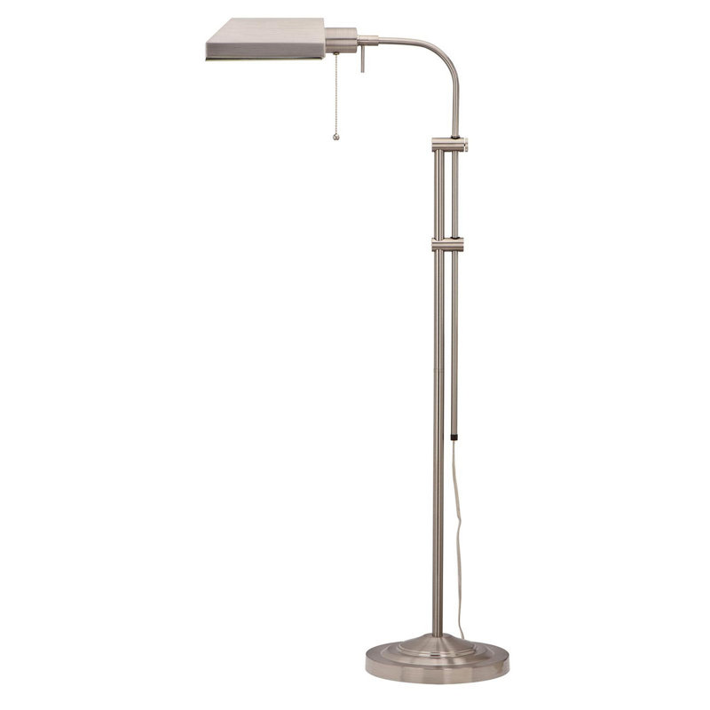 Lampe sur pied arquée 46 po Kiyono, Chrome, Chrome