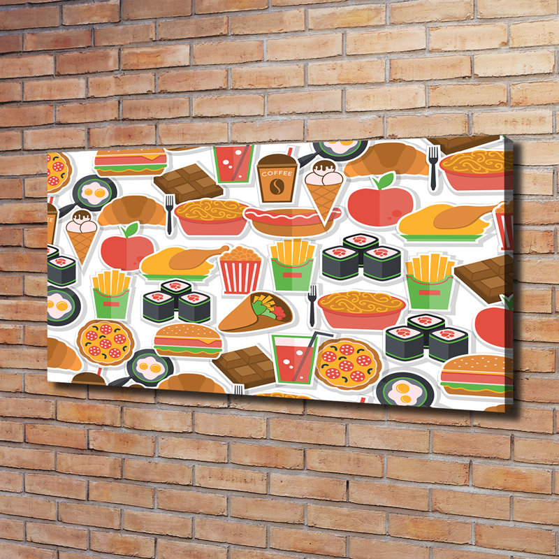 Fast Food - Wrapped Canvas Print