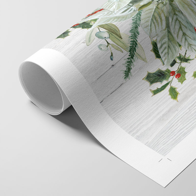 Farmhouse Christmas Joy - Impression sur toile seulement - NON CADRE, H 36 po x l 24 po