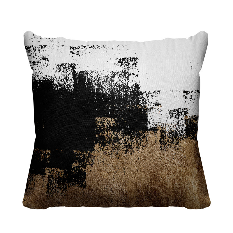 Coussin décoratif intérieur / extérieur Wes, L 19 po x H 19 po, H 15 po x l 15 po