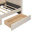 Lit de jour simple rembourré avec tiroirs, tablettes, armoires rabattables et table d'appoint-1761710342