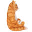 Statue pour chat zen kitty méditant