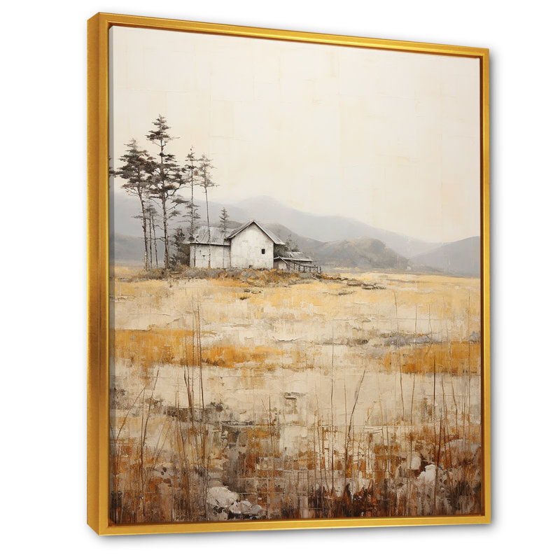 Countryside Rhapsody II sur toile, H 32 po x l 24 po x P 1 po, Cadre flottant doré