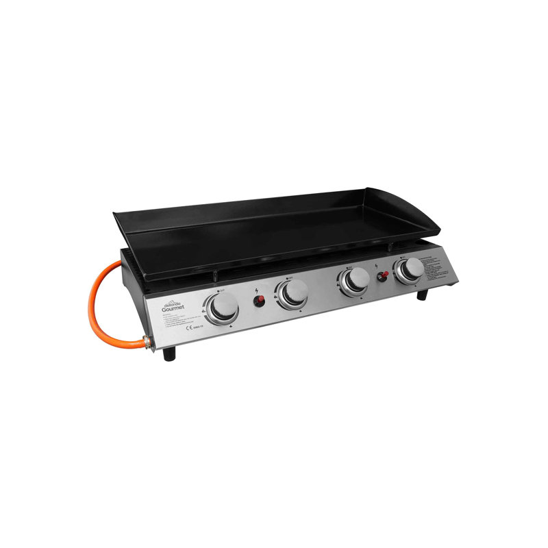 Plancha Dellonda Portable Liquid Propane Gas Grill, 4