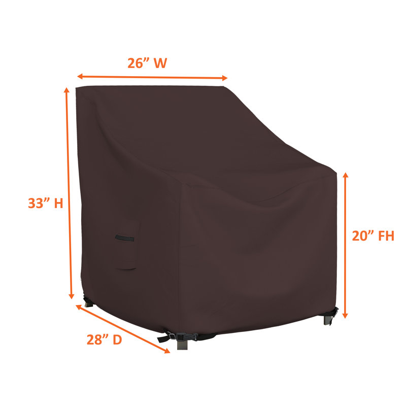 Outdoor Cover, 66cm H x 83.8cm W x 71.1cm D, Coffee