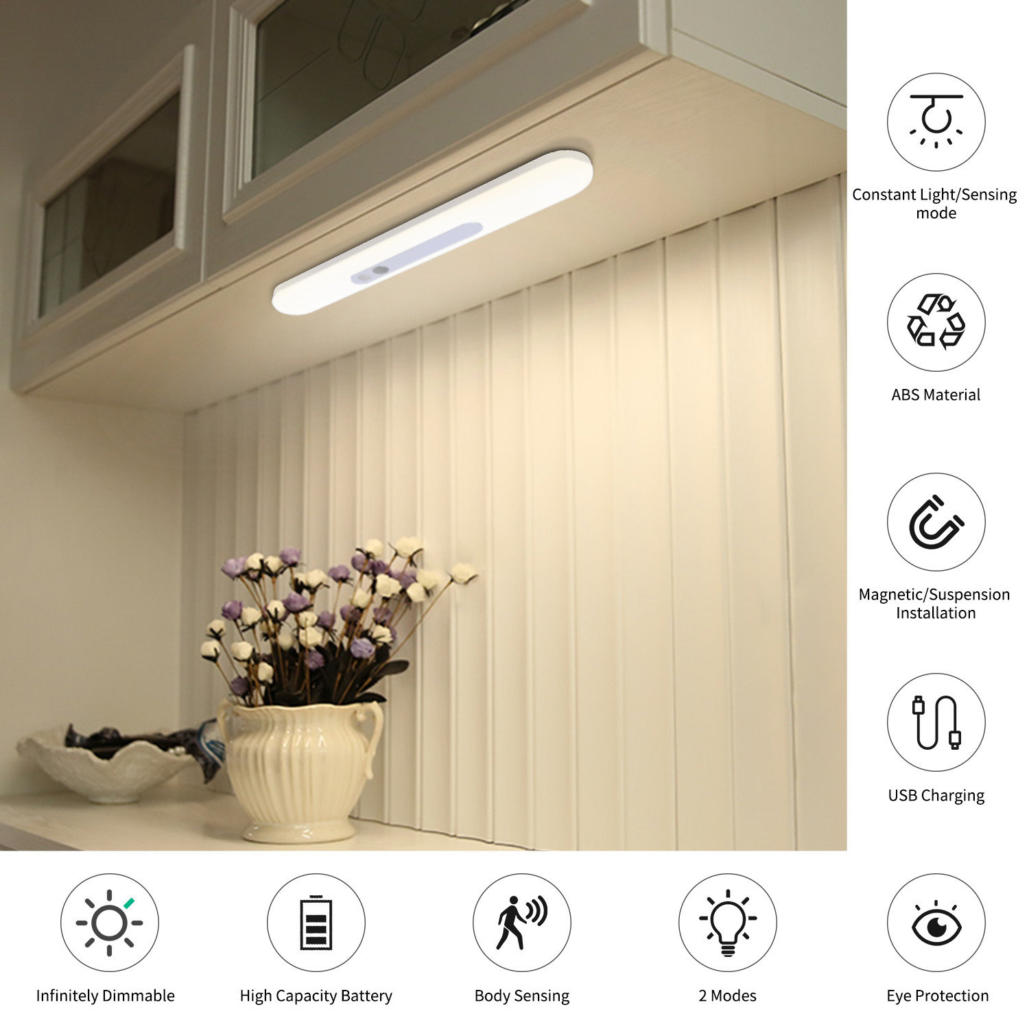 Liwarace Under Cabinet Night Light | Wayfair