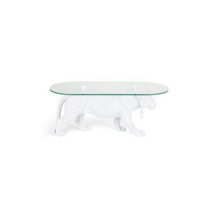 Table basse à plateau en verre