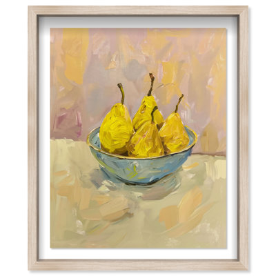 Guava Sunshine Bounty Shadowbox Food & Beverages Print by Oliver Gal, Black Frame, 16 x 20