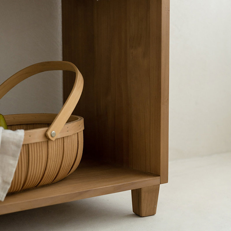 Vitrine de rangement simple trapézoïdale