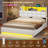 LED Upholstered Platform Storage Bed with Charging Station-1640284448-1640284451
