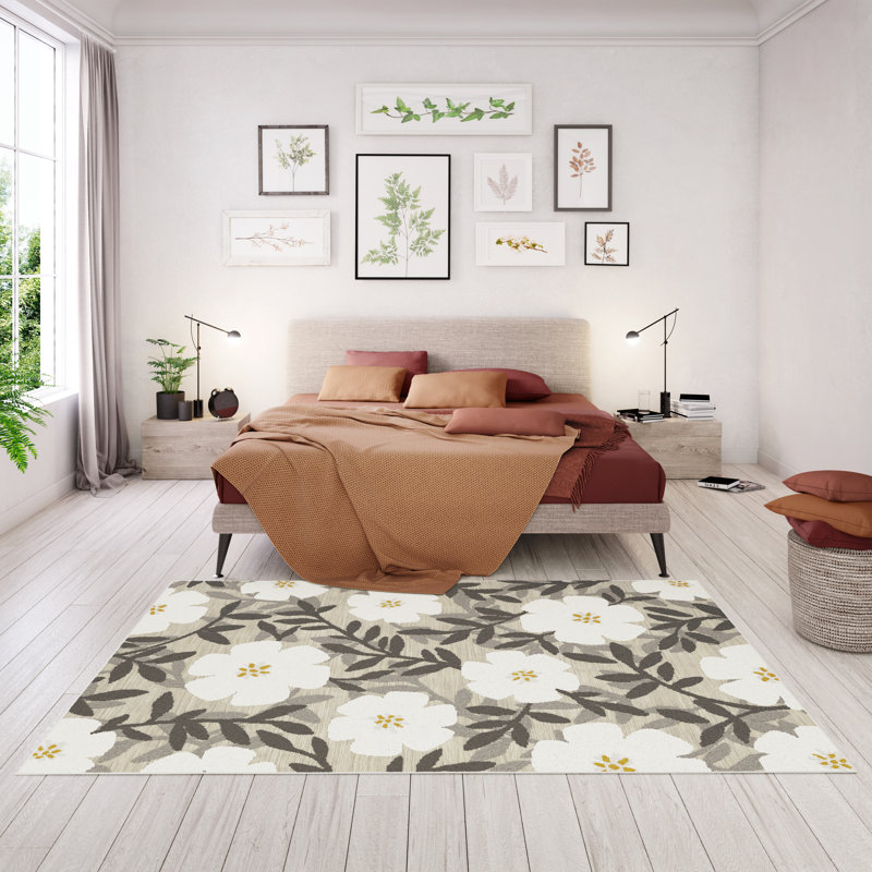 Labrie Floral Area Rug, Rectange 80 x 150cm