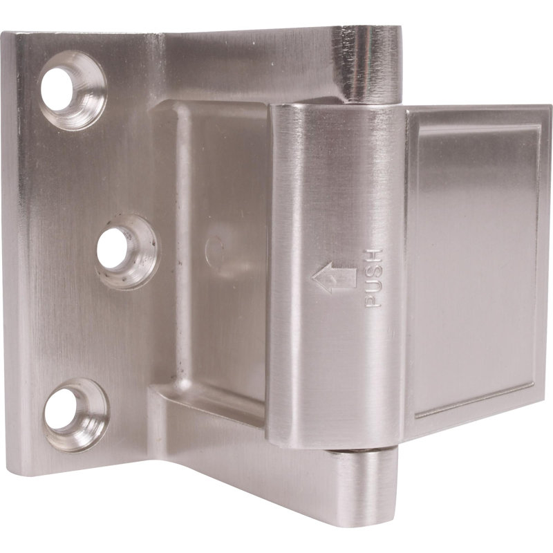 Security/Privacy Flip Guard - Satin Nickel, Satin Nickel