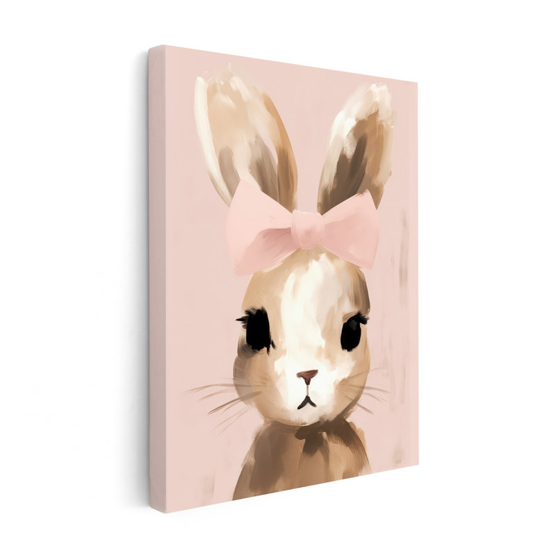 Pastel lapin, Unframed, Canvas, 12"H x 16"W