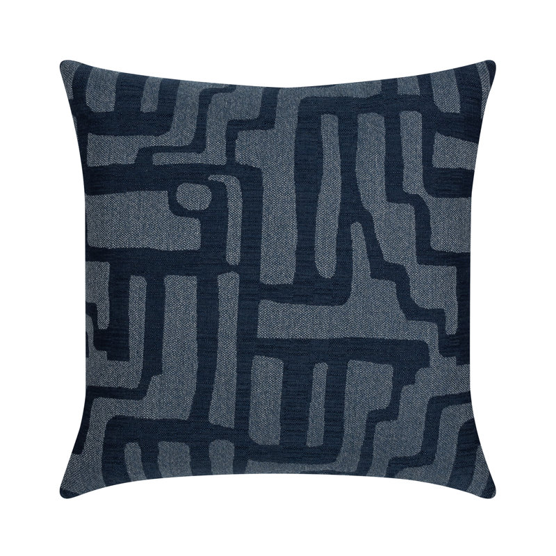 Noble Outdoor Square Sunbrella® Pillow Cover & Insert, 22"H x 22"W, Indigo