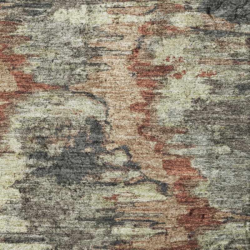 Tapis Dream Shag ADS766 de qualité supérieure, lavable à la machine, motif diamant., Copper, 9' x 12'