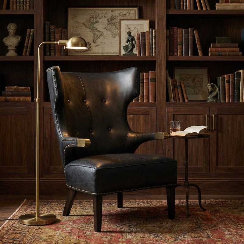 Heracles Tufted Wingback Chair