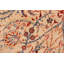 Tapis oriental brun foncé / bleu en laine 6 pi 6 po x 9 pi 7 po Dorn
