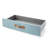 DormCo Texture Underbed Storage Drawer with Wheels - Blue/Bronze