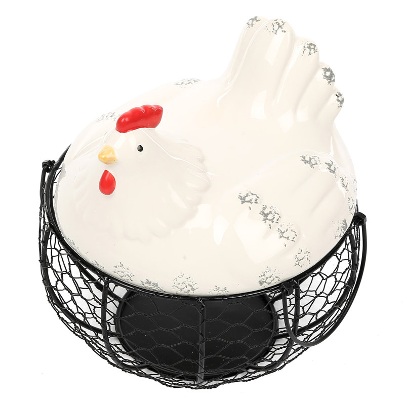 Chicken Design Egg Food Storage Container