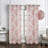 Catrinia Floral Sheer Window Curtain Panel-224227834-224227833
