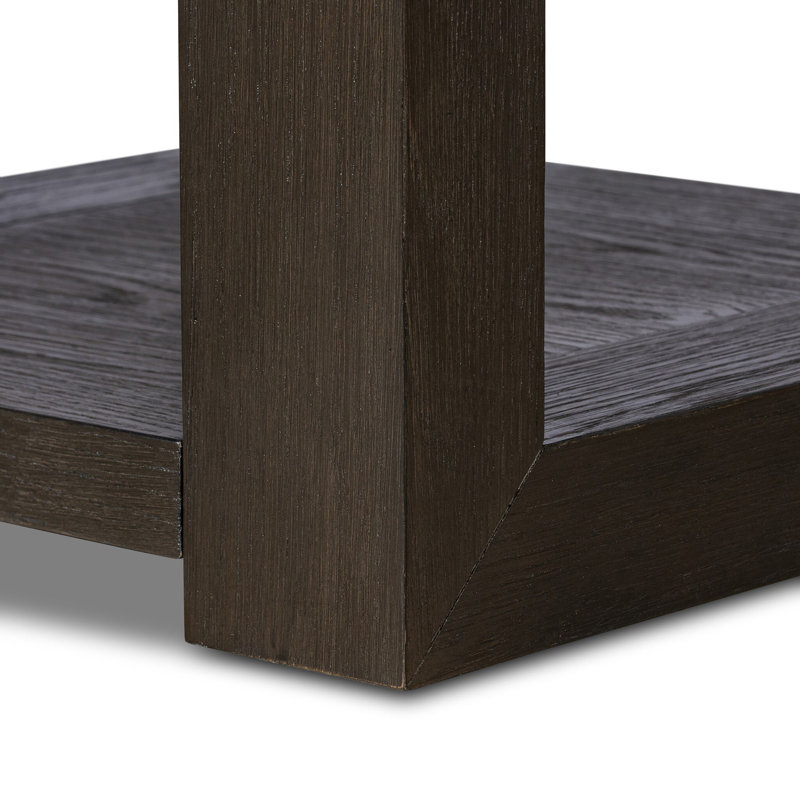 Thomas End Table-Dark Anthracite Oak Veneer, Dark Anthracite Oak