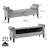 Minaal Velvet Upholstered with Arms Storage Bench-582600326-572334096