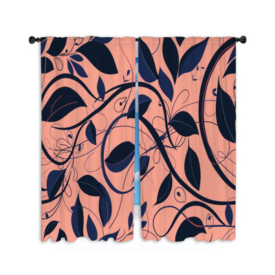 Paire de rideaux obscurcissant en polyester