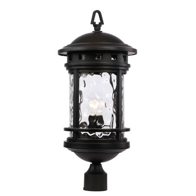 Tête de lanterne câblée 1 lumière H 23,5 po Kiondre