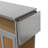 Foldable Outdoor Kitchen Island Patio Mobile Kitchen Cart Portable Outdoor Cooking Island With Lockable Wheels, Storage Cabinet And Towel Rack For Patio And Outdoor, Espresso+Grey-742159875