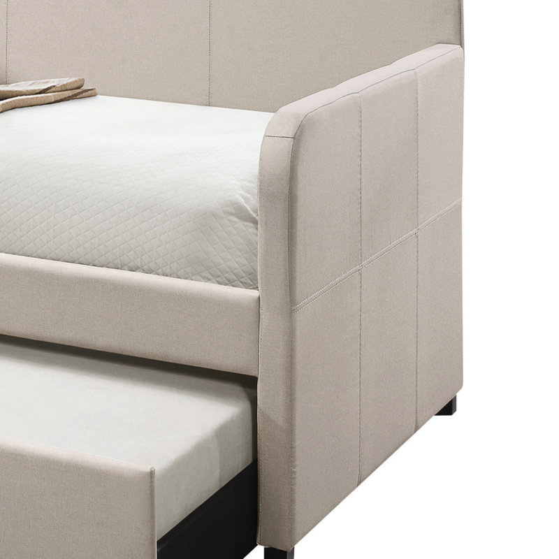 Chaim Upholstered Daybed with Trundle