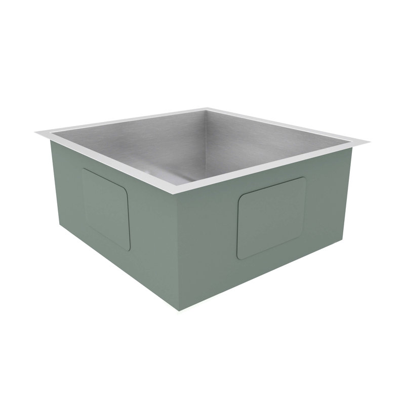 Évier de cuisine encastrable 21 po x 20 po avec grille d'évier et crépine