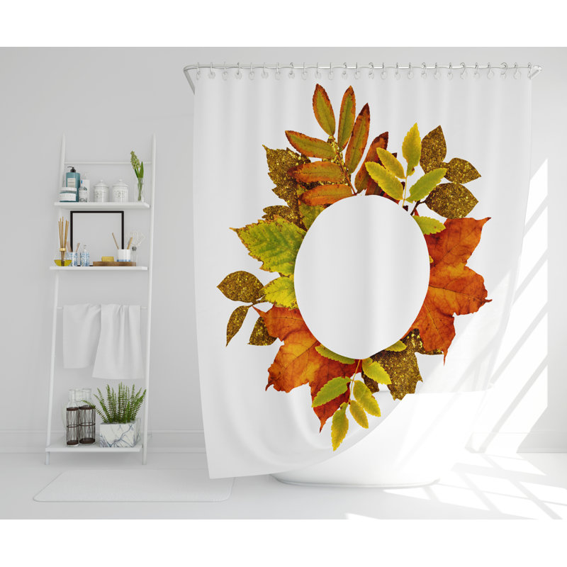 Timothea Polyester Shower Curtain, 168cm H x 168cm W