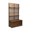 Banc en bois pour hall d'entrée avec rangement - Elegance