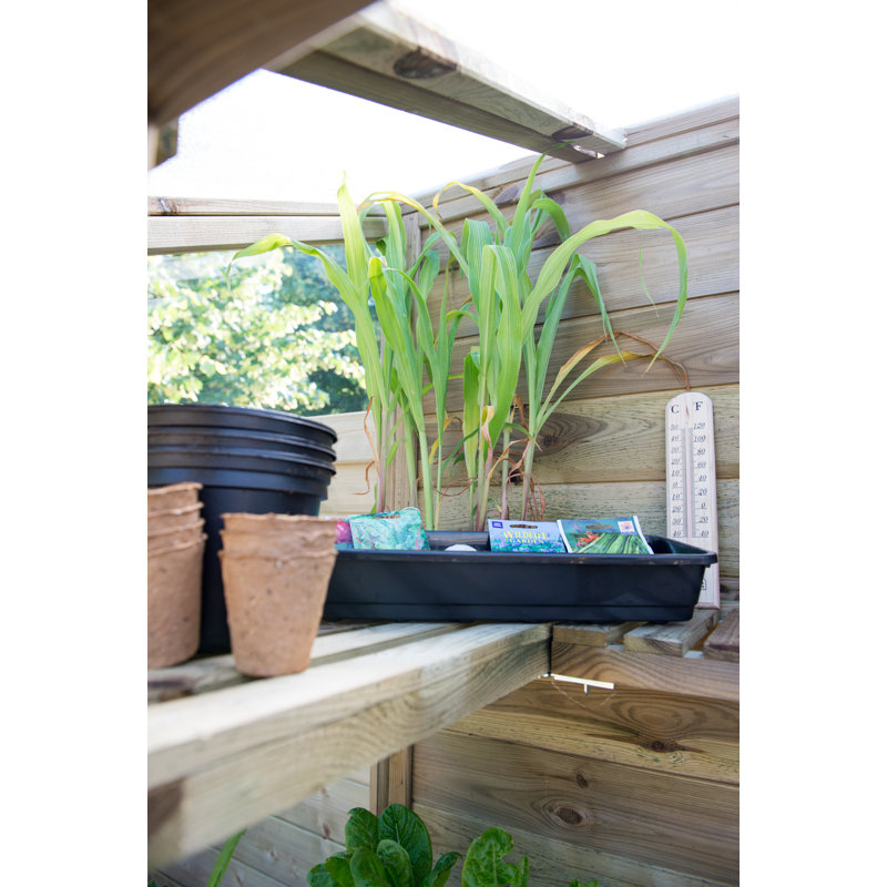 5 Ft W x 2.5 Ft D Lean-To Greenhouse
