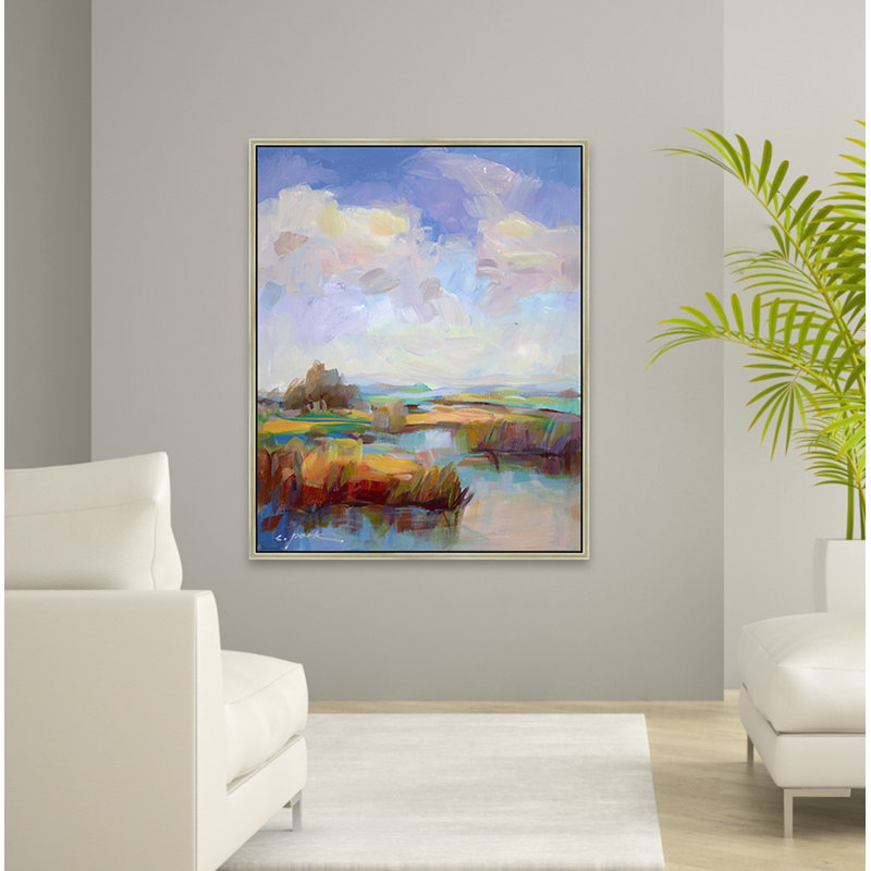 Vibrant View Painting, Champagne