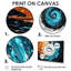 Abstrait abstrait galactique en spirale Convergence II - Vagues murales abstraites modernes-1118861404-1118861405-1118861347