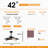 41.96'' Ceiling Fan with Light Kit-88521704