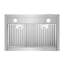 30 po. Hotte murale à conduit 400 pi³ / min Heritage Collection, commandes à bouton-poussoir, lumières DEL, acier inoxydable