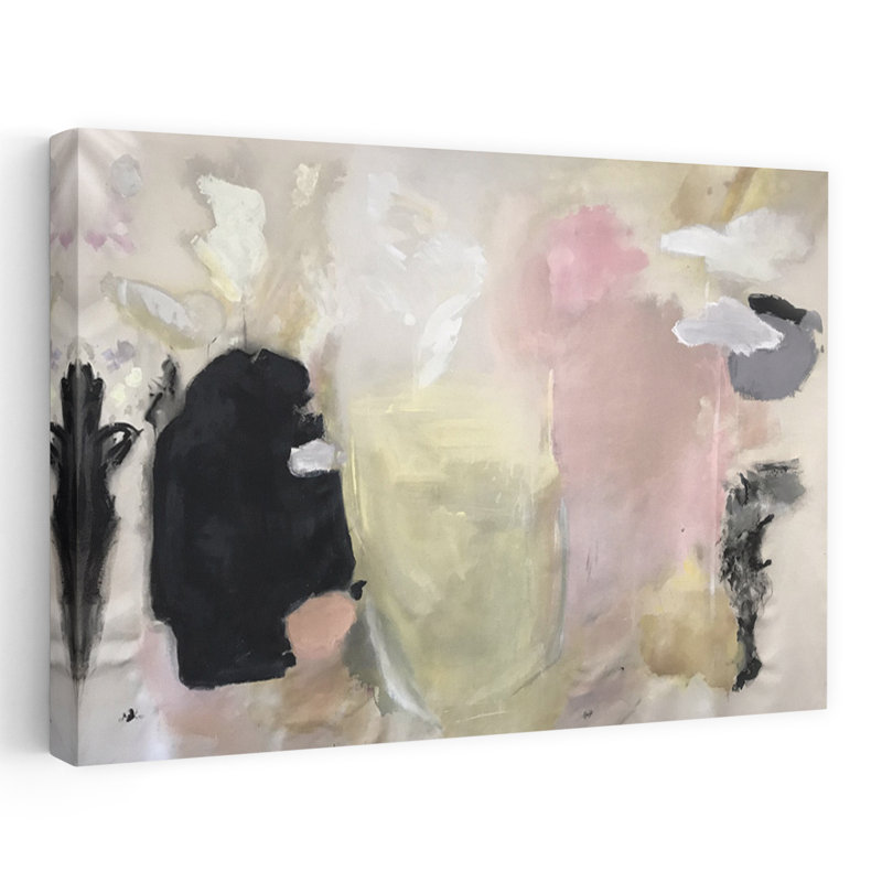 Contemporary Art Abstract Bold Contemporary Flower Wall Art 1 Piece Wrapped Canvas Wall Art, 101.6 cm H x 152.4 cm W