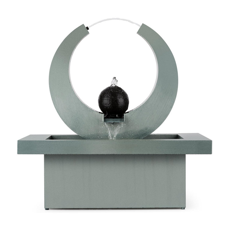 Outdoor Metal Sculptural Fountain