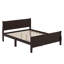 Lit plateforme en bois avec tête de lit-2033051698-2033051699