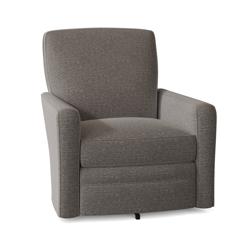 Idana Upholstered Swivel Armchair, No, Wanderer 41 Gray