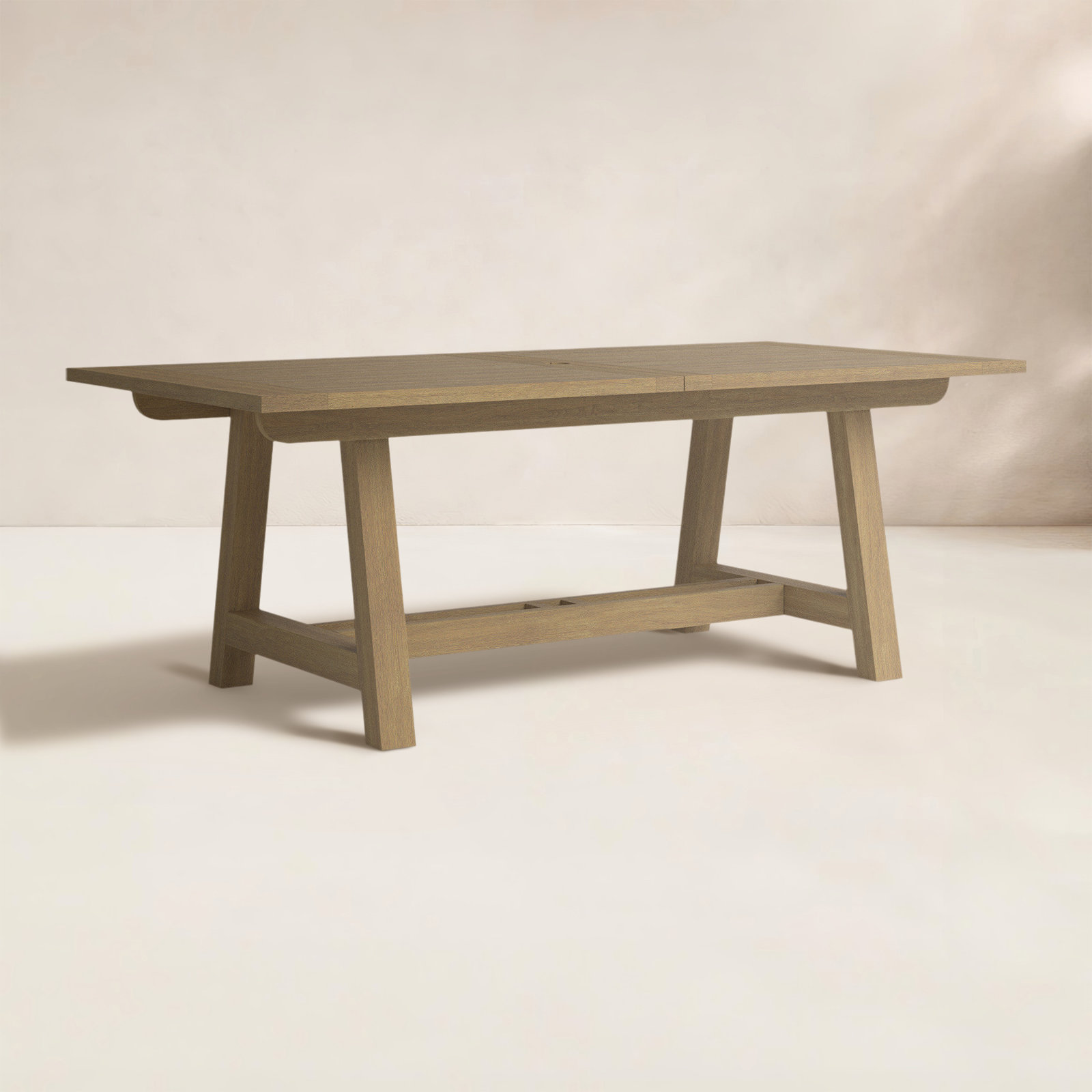 Vienna 79" Extendable Teak Patio Dining Table