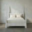 Patras Solid Wood Four Poster Bed-101884162