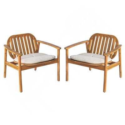 Meja Club Chair With Cushion, Set of 2