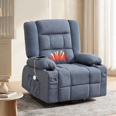 Fauteuil inclinable avec salon, assorti en tant que Pic avec siège pivotant et télécommande, conception réglable